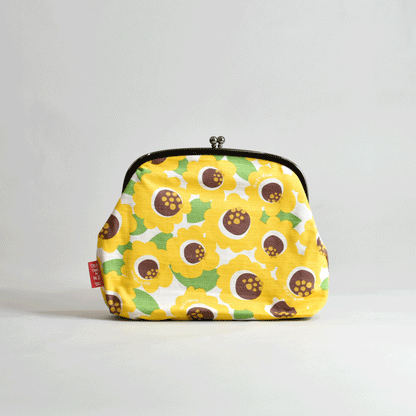 Parent and Child Purse Makeup Pouch Sunflower