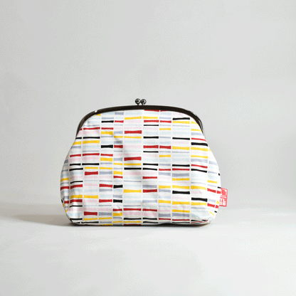 Parent and Child Cosmetic Pouch Striped