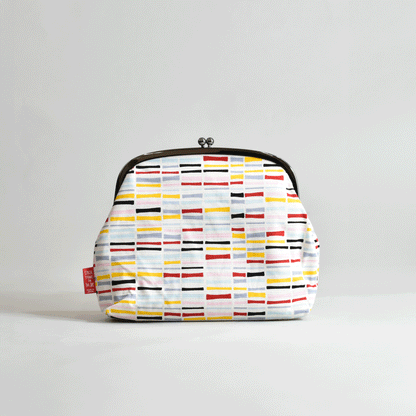 Parent and Child Cosmetic Pouch Striped