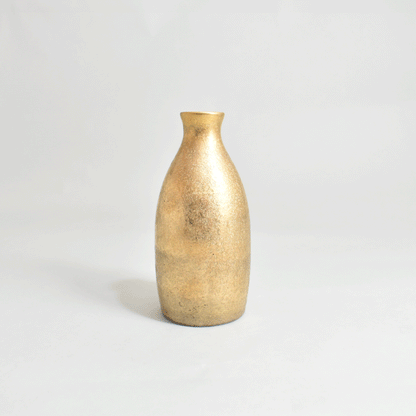 Crystal Gold Wrapping 1 Go Sake Bottle