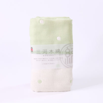 三河木綿 フェイスタオル水玉