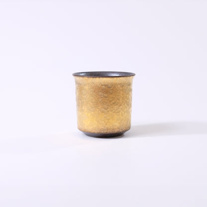 Crystal Gold Wrapping Small Rimmed Sake Cup