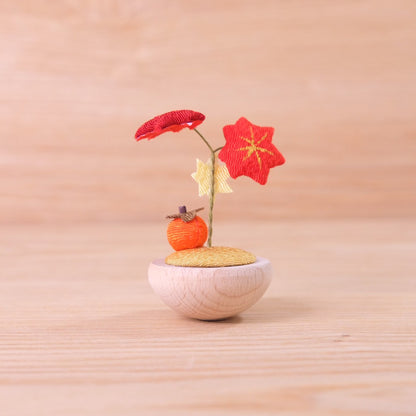 ゆらゆら紅葉 秋の実り 柿