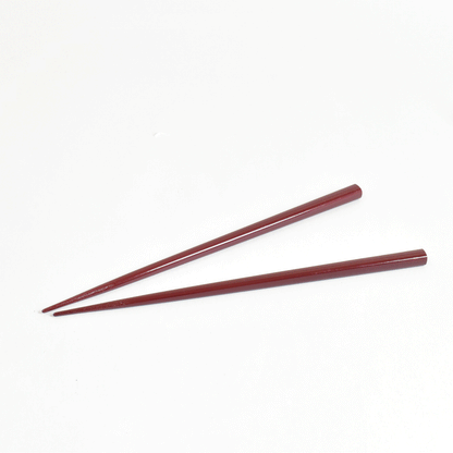 Lacquered chopsticks for guests, dishwasher safe