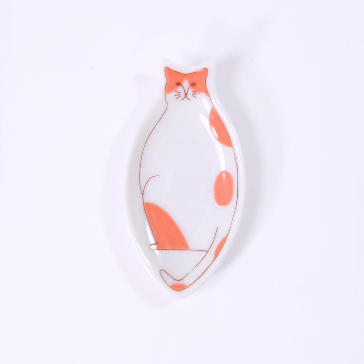 ネコはしおき豆皿