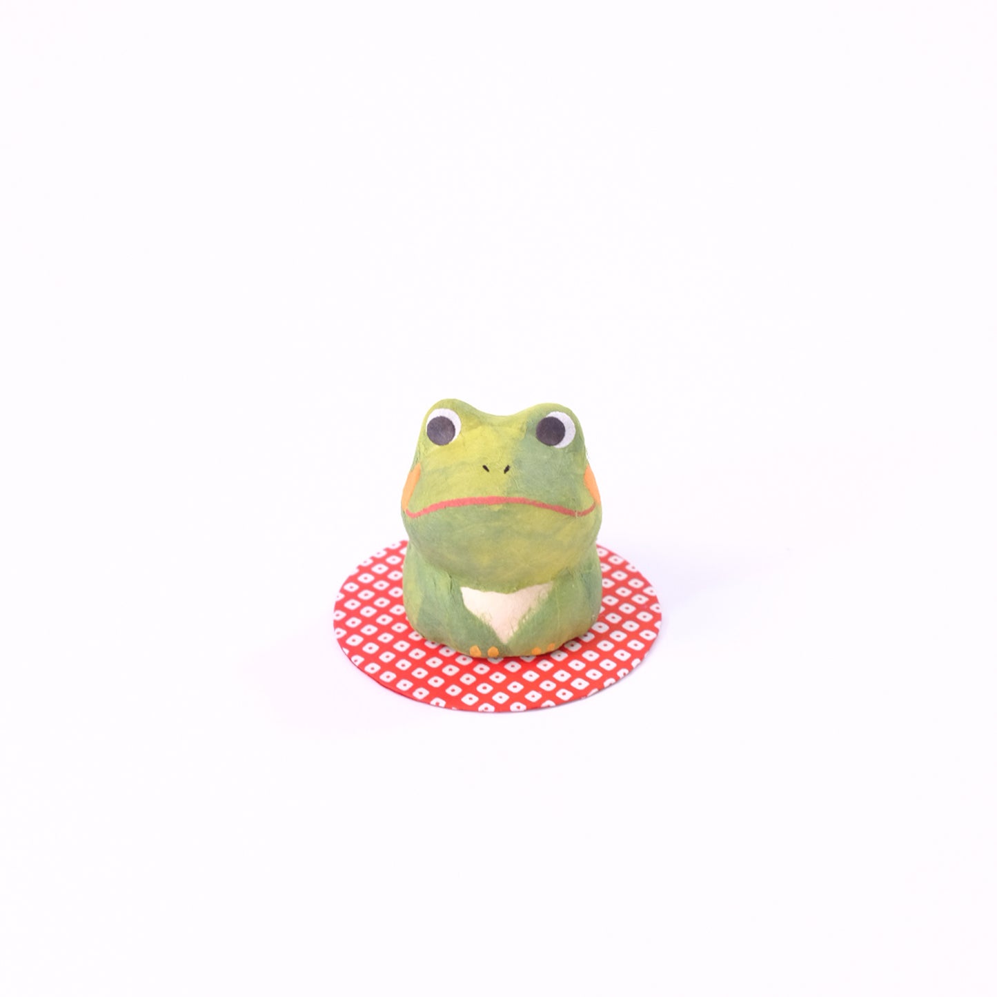 おすわりカエル 緑