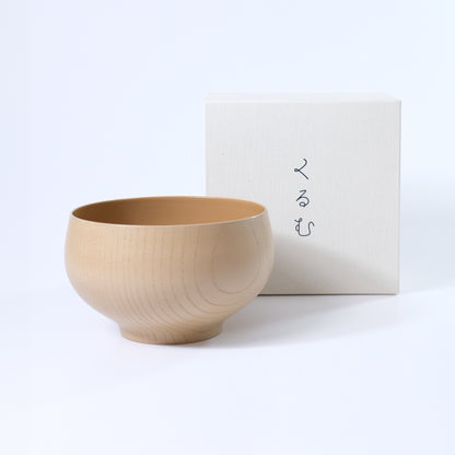 Large wooden bowl