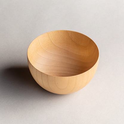 Natural wood bowl, medium