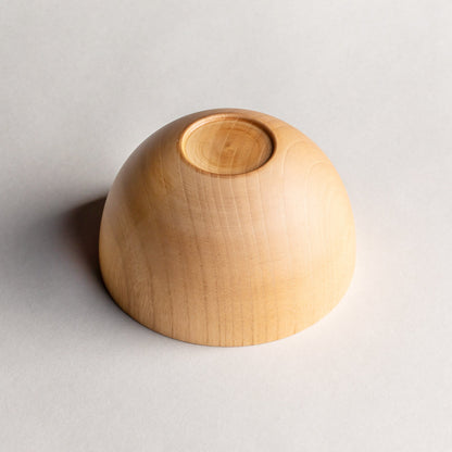 Natural wood bowl, medium