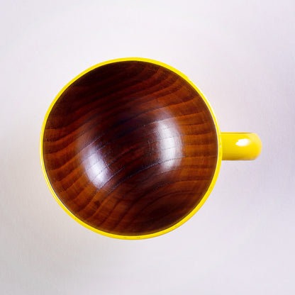 Wooden Color Soup Mug