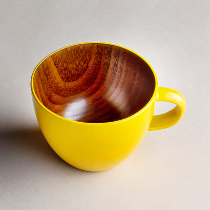 Wooden Color Soup Mug