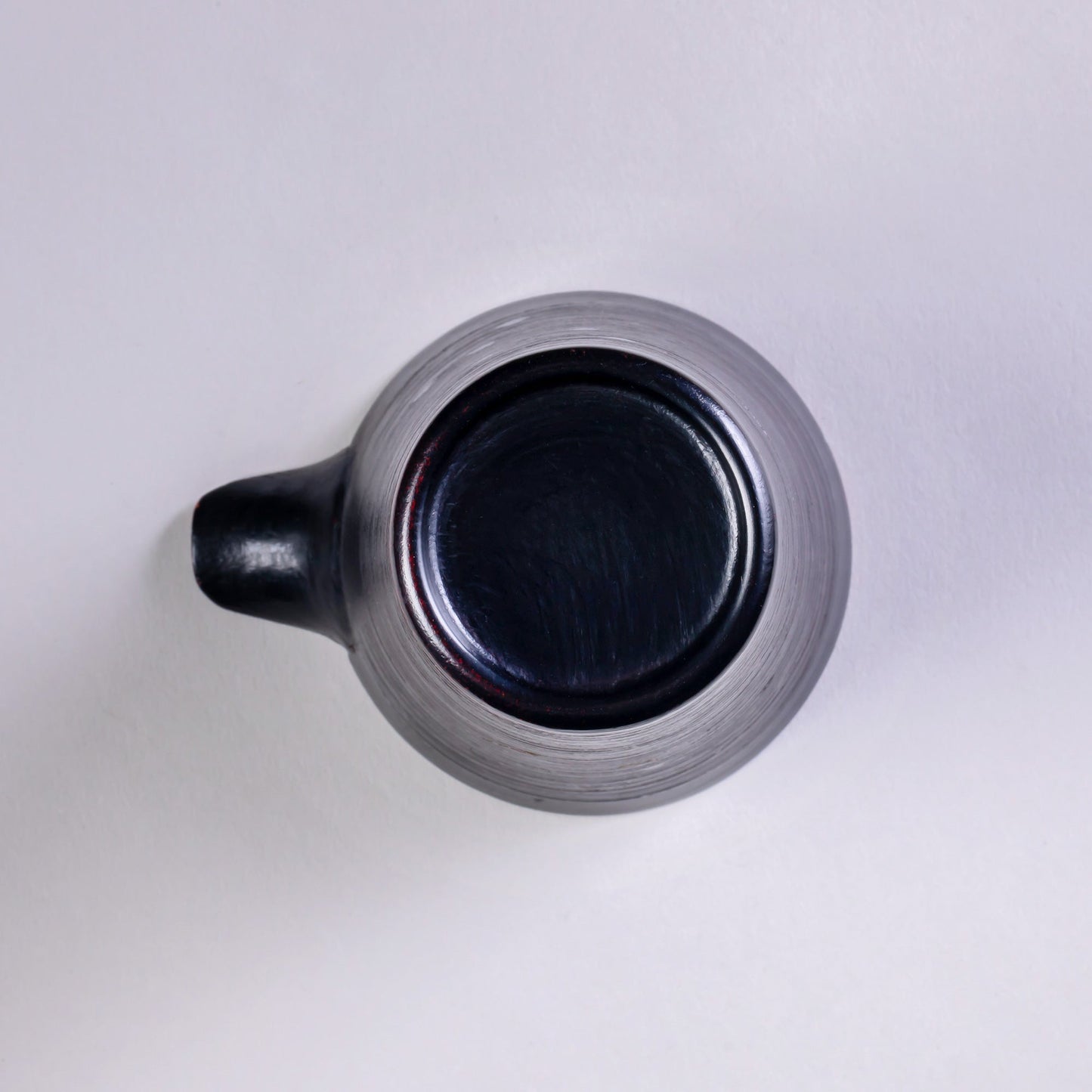 Wooden brushed sake cup with cherry blossoms