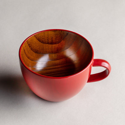 Small wooden soup cup