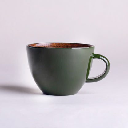 Wooden Color Soup Mug