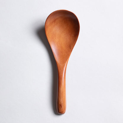 Wooden camphor wood yudo scoop with lacquer