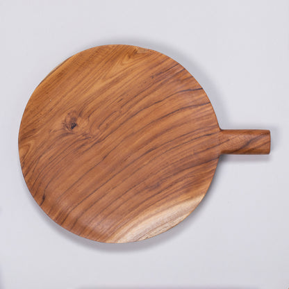 Teakwood Paddle Tray L