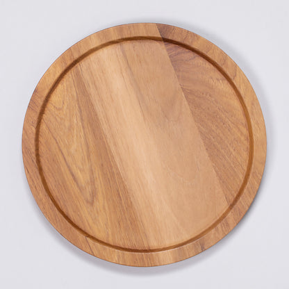 TEAKWOOD PLATE ROUND S