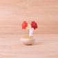 ゆらゆら紅葉 動物たち うさぎ