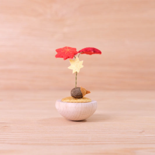 ゆらゆら紅葉 秋の実り どんぐり