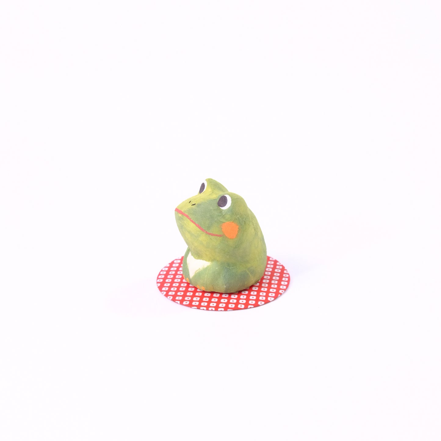 おすわりカエル 緑