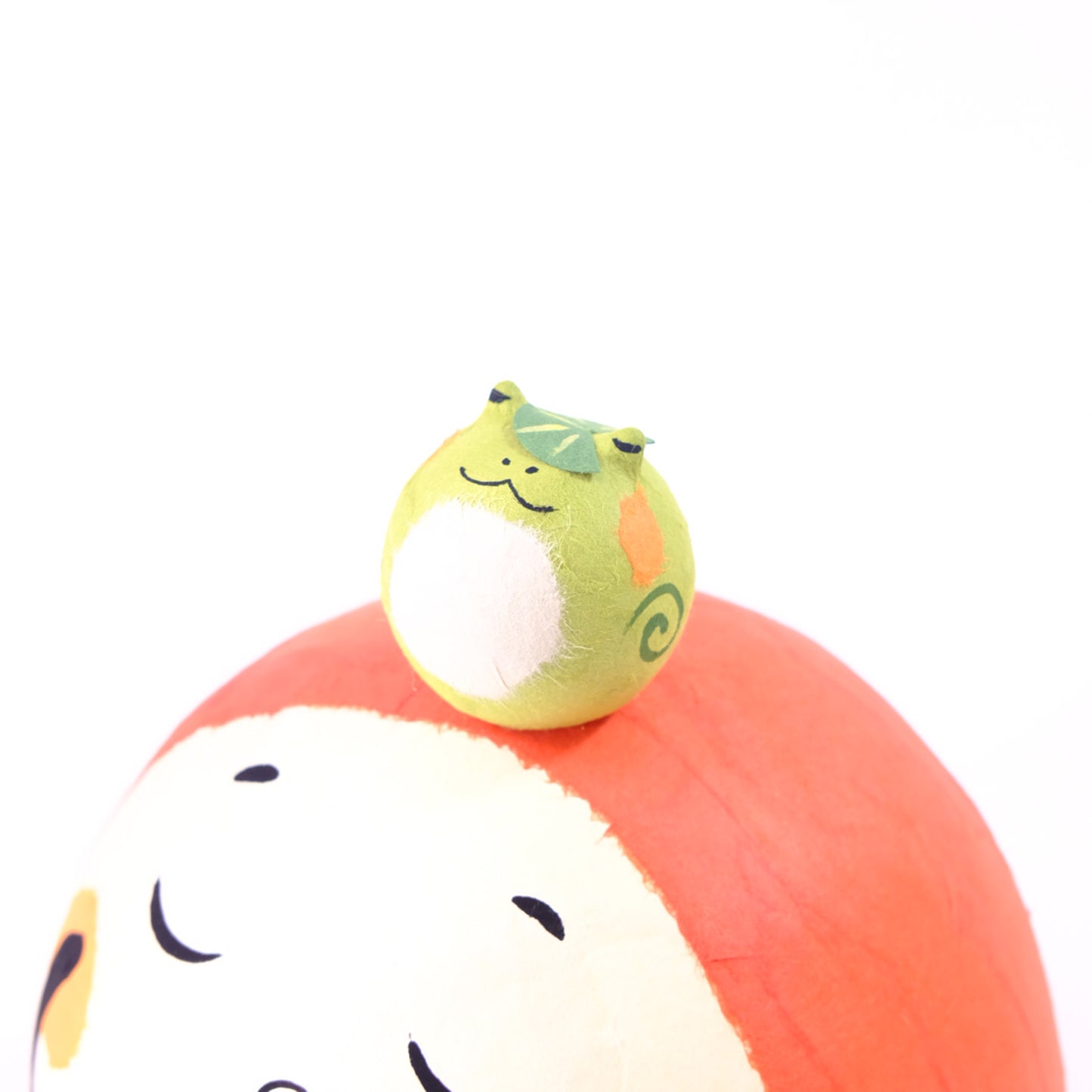 チギリ和紙 大福昼寝ダルマ蛙