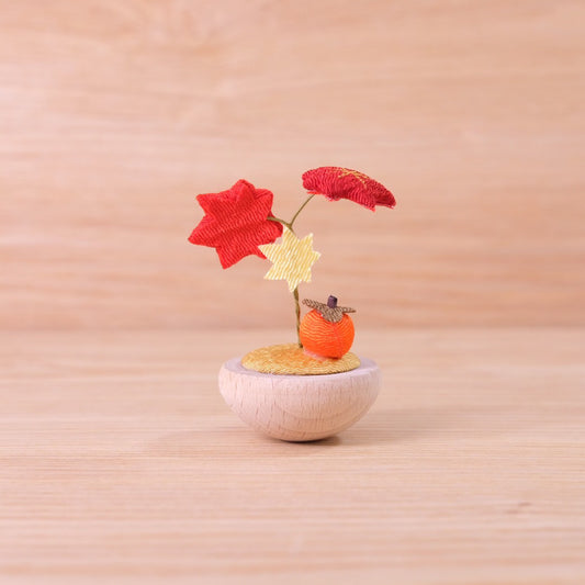 ゆらゆら紅葉 秋の実り 柿