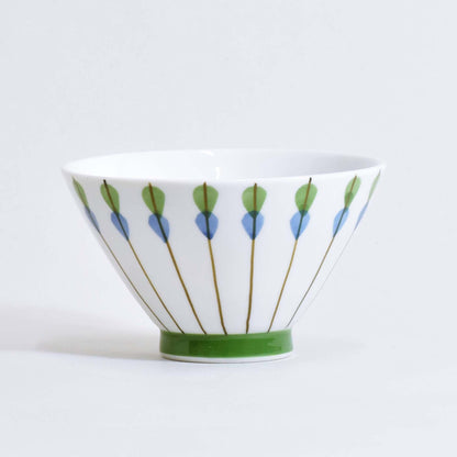 Fukufuku Bowl Tokiwa Arrow Feather