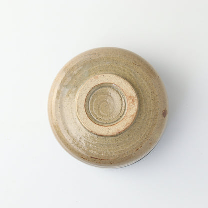 翠嶺の景 織部 抹茶碗