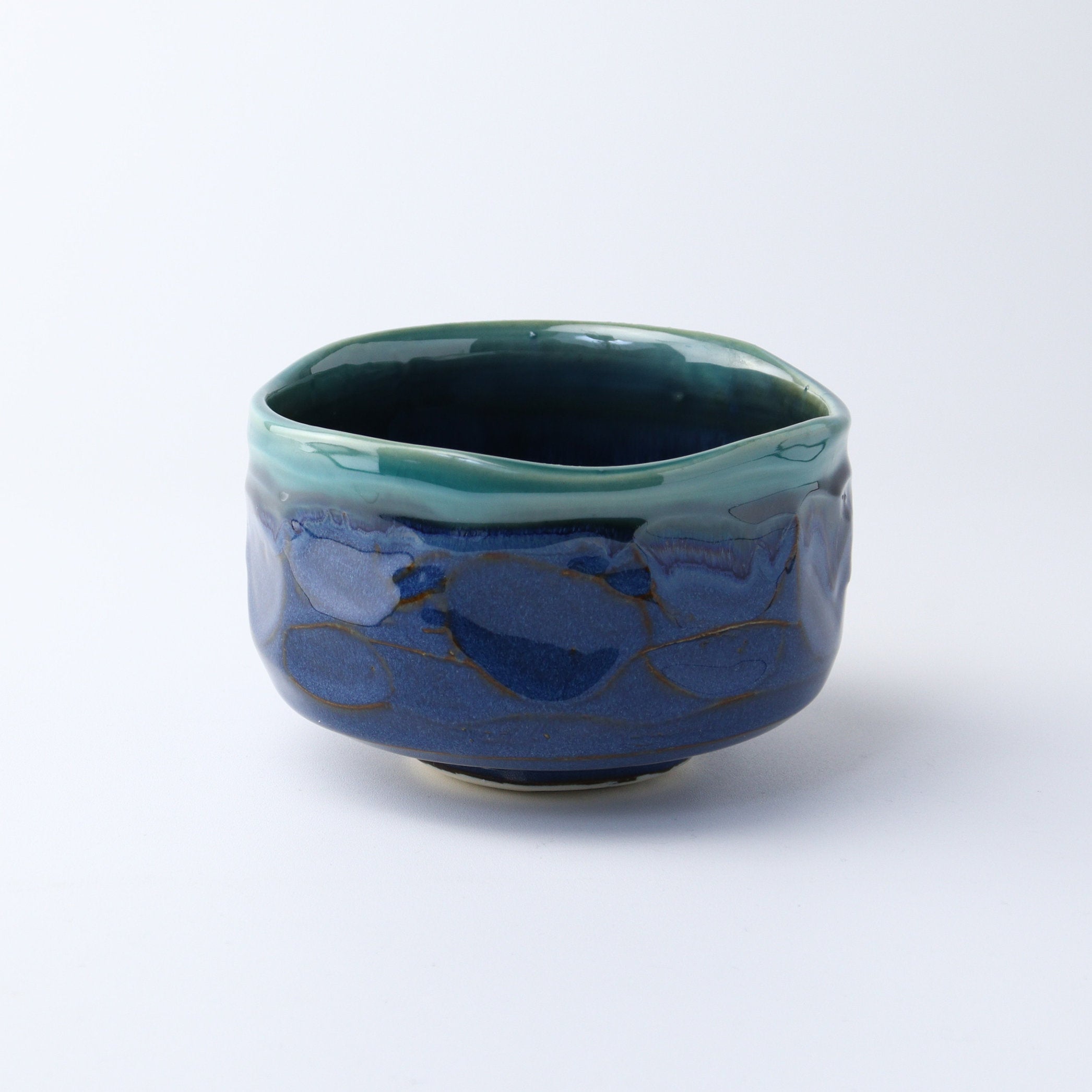 均窯 真晃作 共箱 抹茶碗（gc13） トルコ均窯 抹茶碗 – LiFE