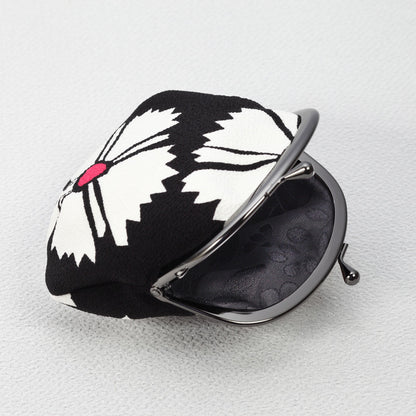 Chirimen clasp pouch