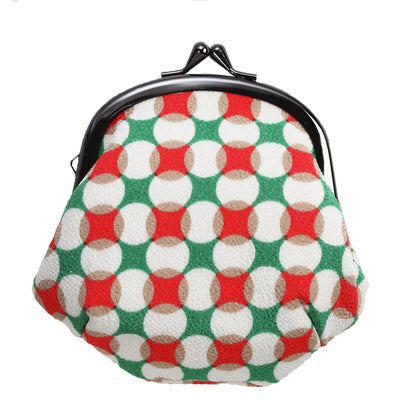 Chirimen clasp pouch