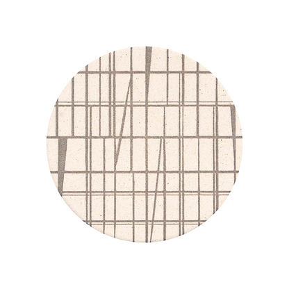 Ceramic diatomaceous earth coaster, ink painting, TB (swallow)