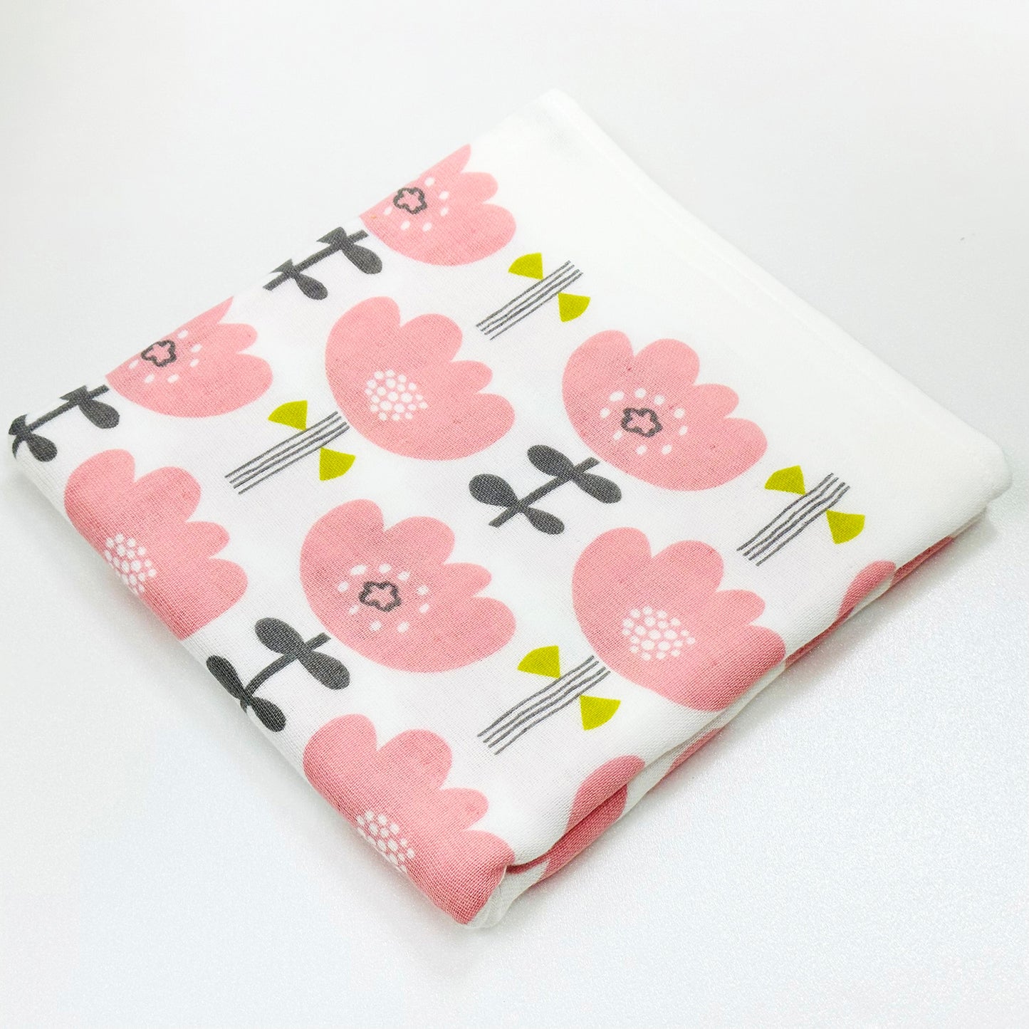 Flower gauze swaddling blanket