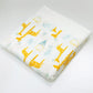 Giraffe gauze swadding blanket