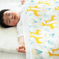 Giraffe gauze swadding blanket