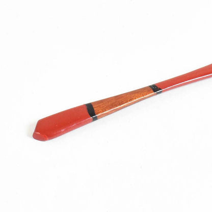 Wooden painted confectionery fork