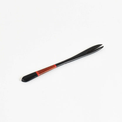 Wooden painted confectionery fork