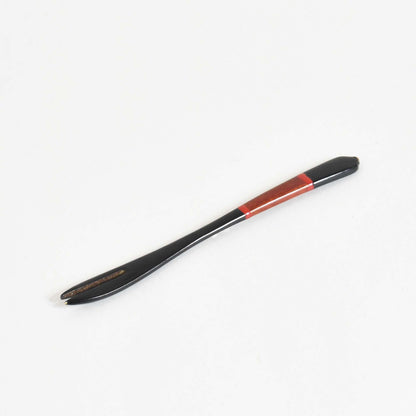 Wooden painted confectionery fork