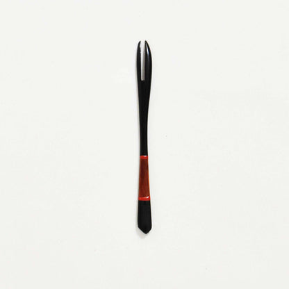 Wooden painted confectionery fork