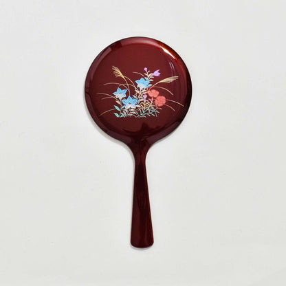Small hand mirror, Tamamushi lacquer