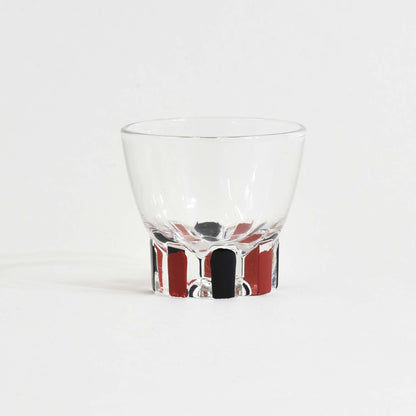 Two-tone painted glass cup