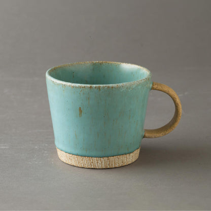 Turquoise Blue Pair of Mugs