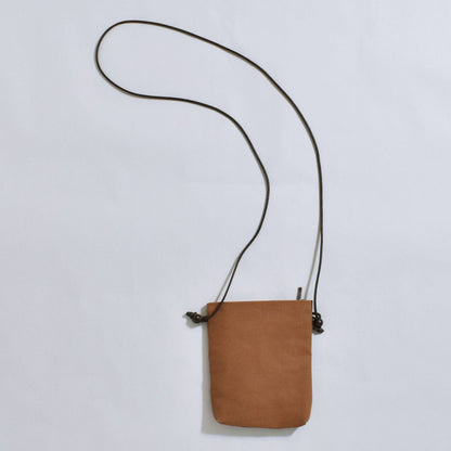 Persimmon dyed mini pochette