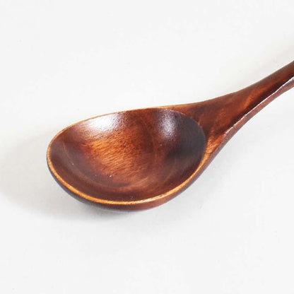 Small wooden ladle with cloth lacquer
