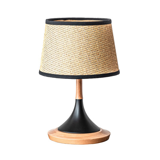 AMP TABLE LAMP HORN BK