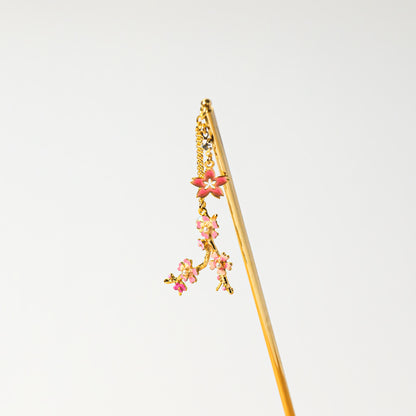 和風アクセサリー：十人十和　かんざし　桜