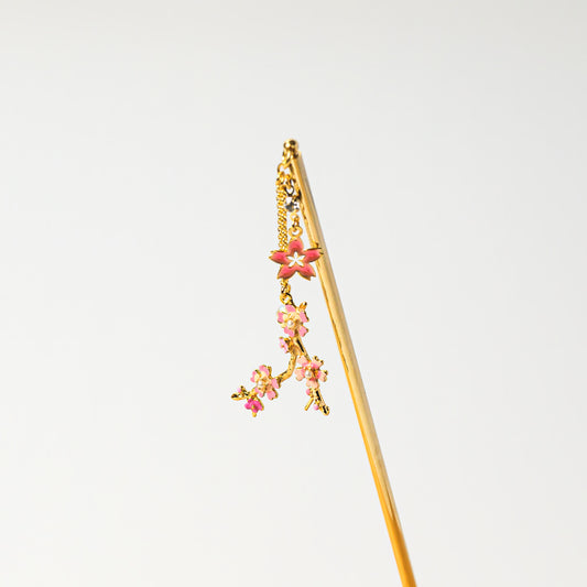 和風アクセサリー：十人十和　かんざし　桜