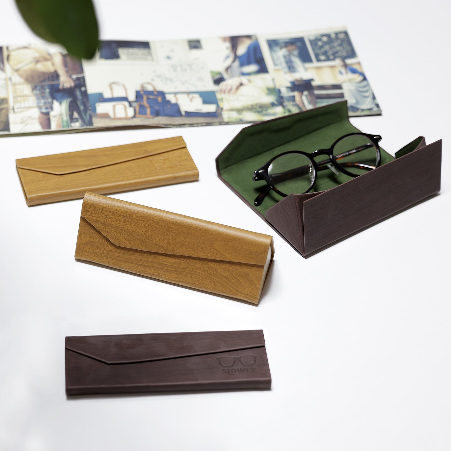 EYEGLASS CASE WOOD DB