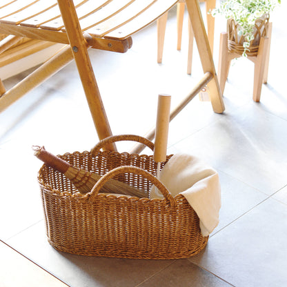 Util Oval Handle Basket L
