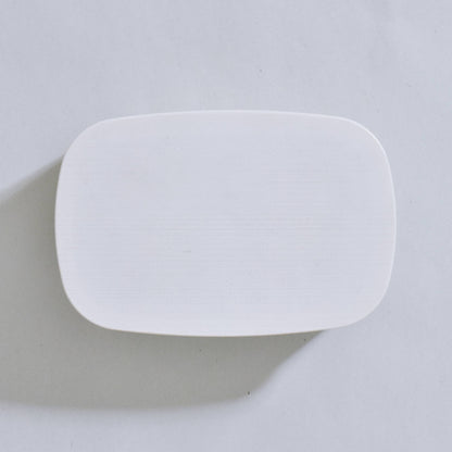 Monotone bento, one-tier, matte white